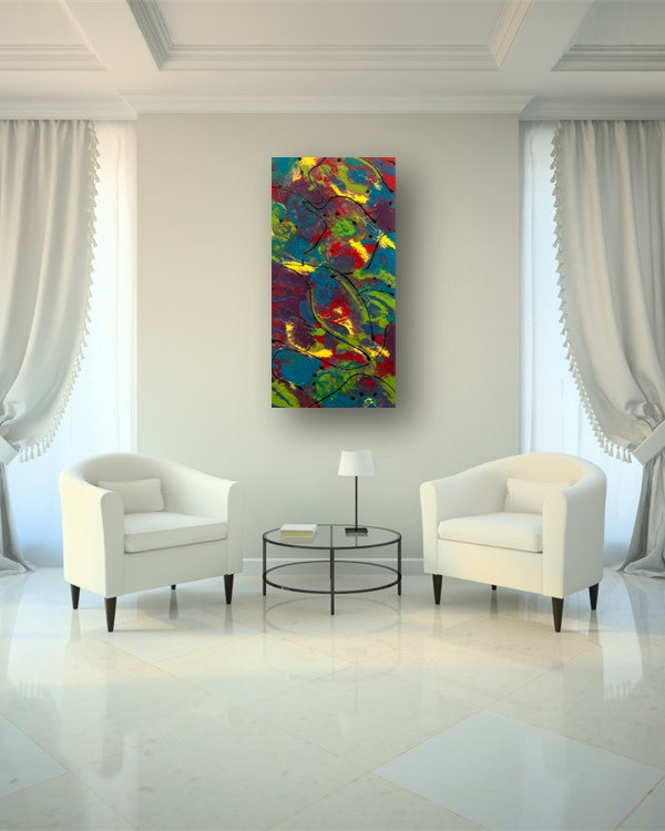 Primary - Abstract Canvas Print or Acrylic Print