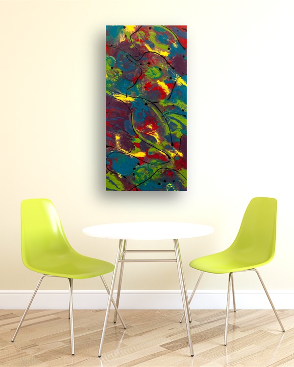 Primary - Abstract Canvas Print or Acrylic Print