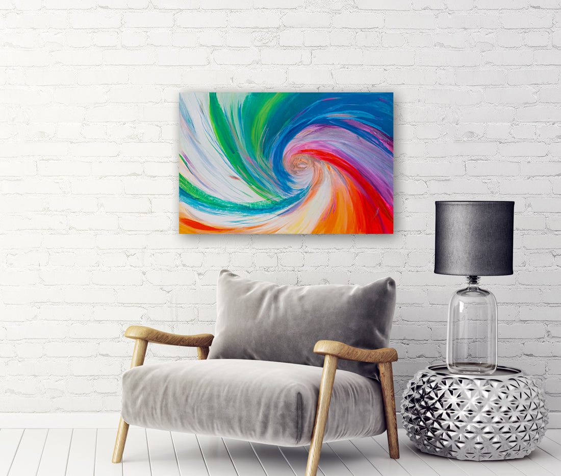 Whispered Windmill - Abstract Canvas Print or Acrylic Print