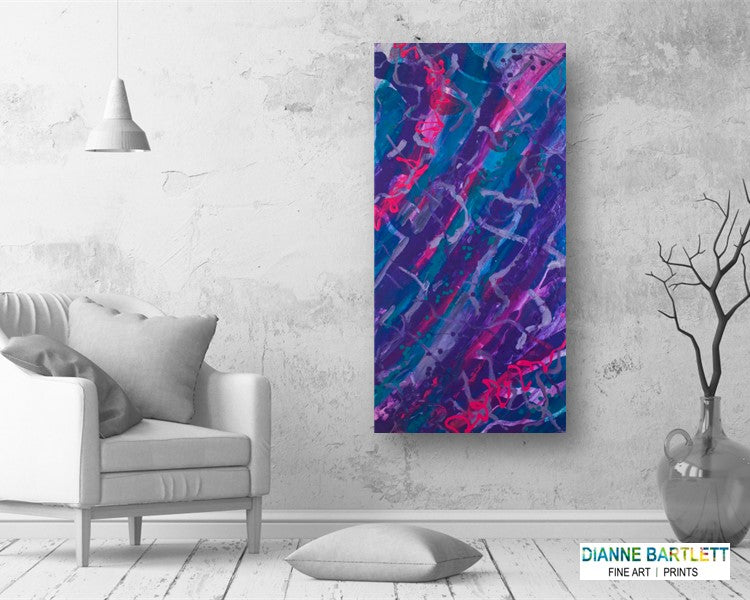 Rapt and Wrangled - Abstract Canvas Print or Acrylic Print