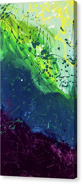 Reckless Disruption - Original Abstract Painting in Austin Texas 24" x 48"