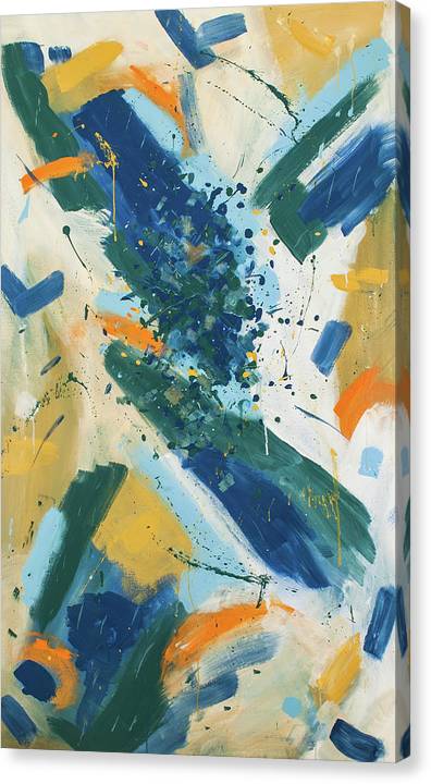 Remarkable Rigmarole - Original Abstract Painting in Austin Texas 30" x 48"