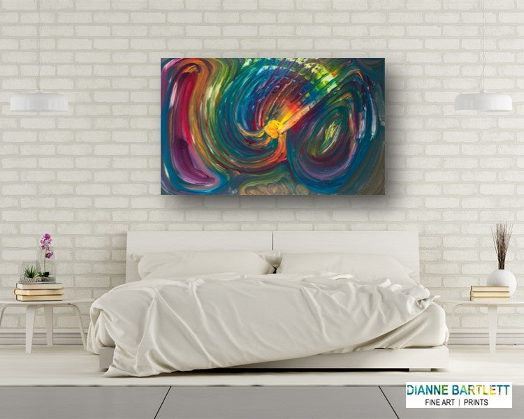 Satisfactory Spectrum - Abstract Canvas Print or Acrylic Print