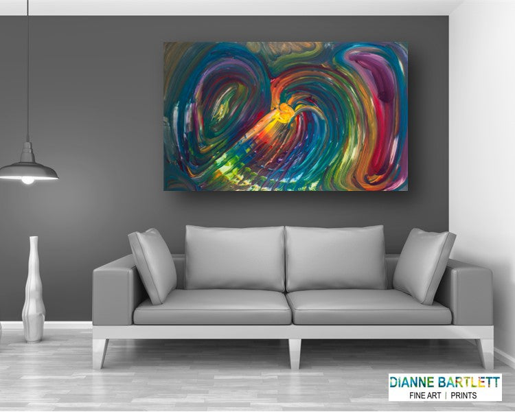 Satisfactory Spectrum - Abstract Canvas Print or Acrylic Print