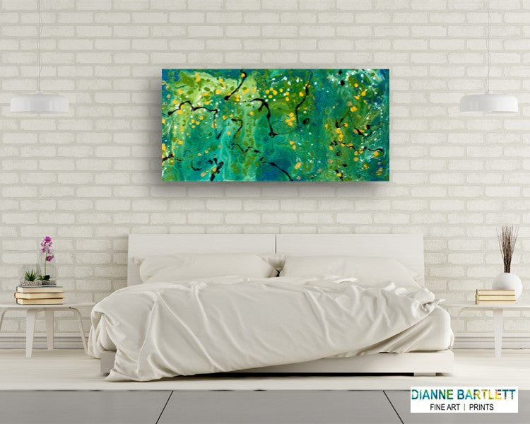 Silent Blanket - Abstract Canvas Print or Acrylic Print
