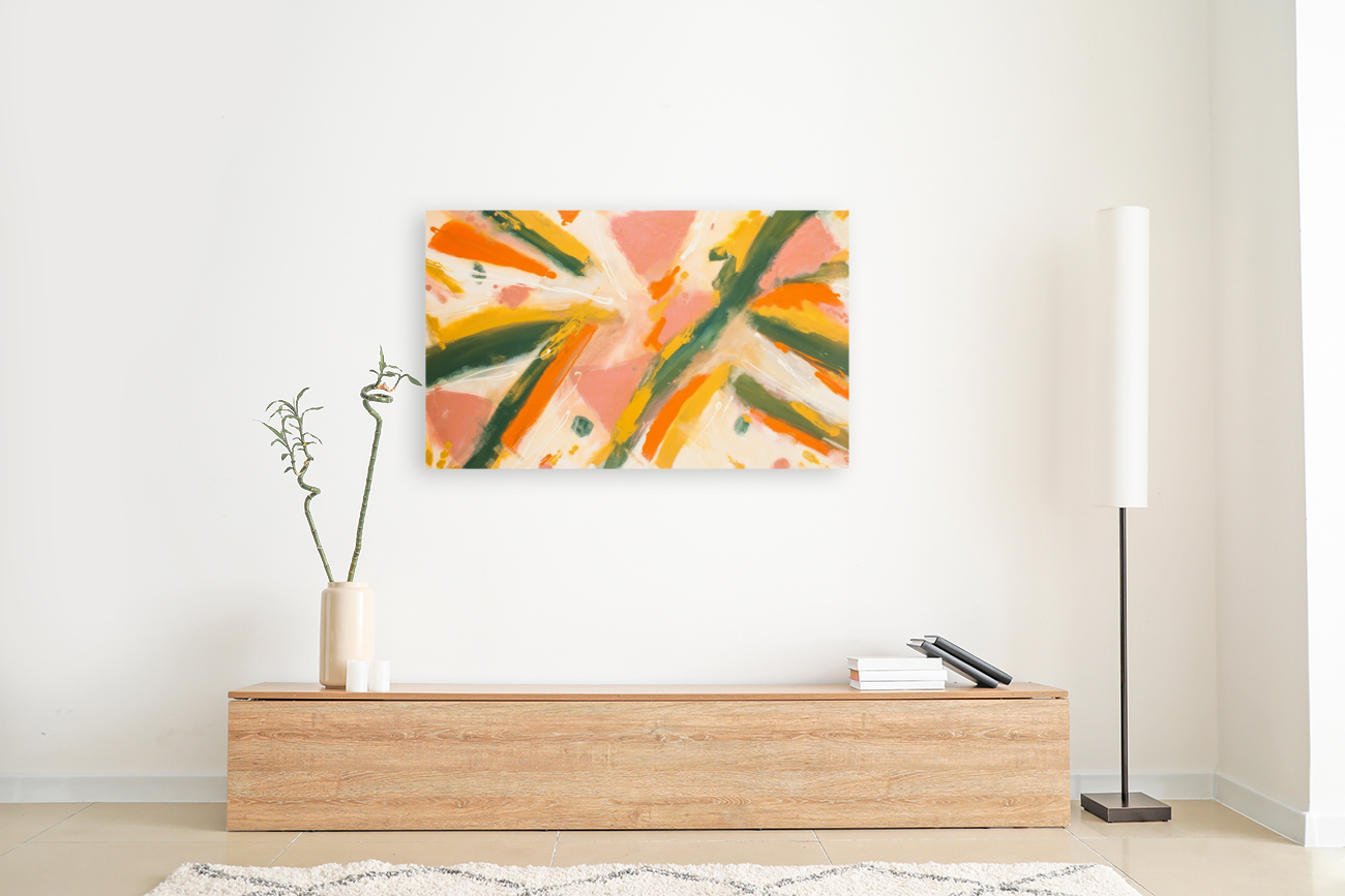 Simplified Snafu - Abstract Canvas Print or Acrylic Print