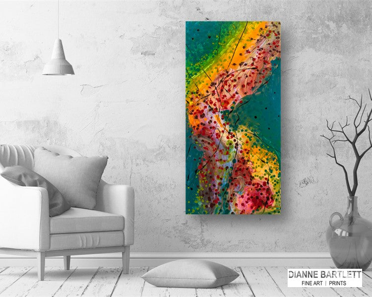 Stepping Out - Abstract Canvas Print or Acrylic Print