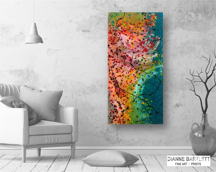 Stepping Up - Abstract Canvas Print or Acrylic Print