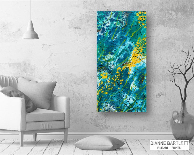 Tomorrow s Journey - Abstract Canvas Print or Acrylic Print