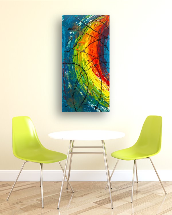 Underwater Aspect - Abstract Canvas Print or Acrylic Print