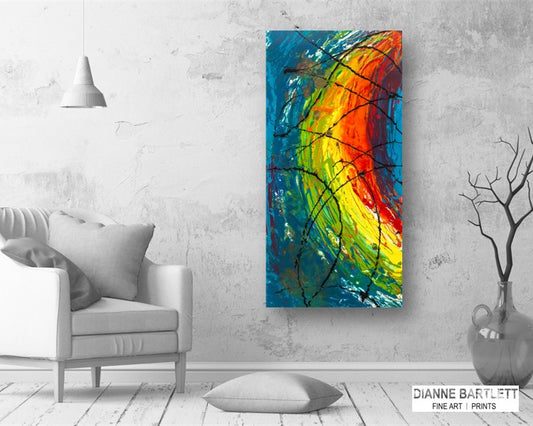 Underwater Aspect - Abstract Canvas Print or Acrylic Print
