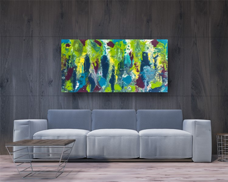 Worlds Apart - Abstract Canvas Print or Acrylic Print